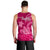 Breast Cancer Awareness Men Tank Top Hibiscus Polynesian No One Fights Alone LT13 - Polynesian Pride