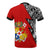 Tonga Pattern All Over T Shirt Tonga Coat of Arms Polynesian Tattoo - Polynesian Pride