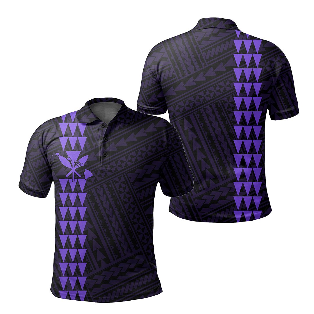 Hawaiian Kakau Polo Shirt Simple Style Full Color LT6 - Polynesian Pride