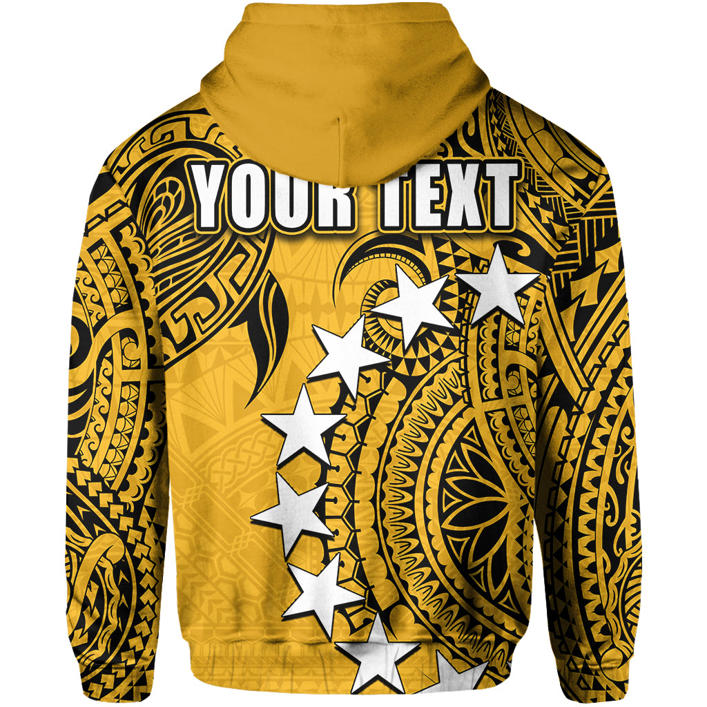 Custom Cook Islands Zip Hoodie Aitutaki LT6 - Polynesian Pride
