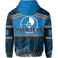 Custom Yap Zip Hoodie Polynesian Patterns LT6 - Polynesian Pride