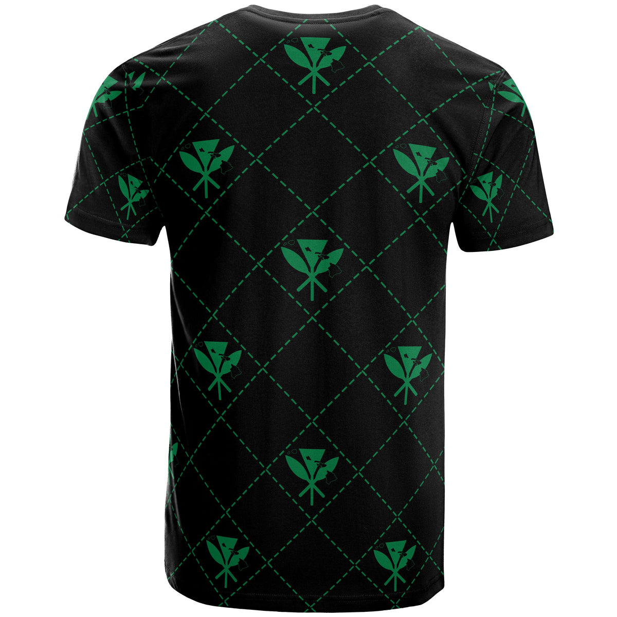 Kanaka Maoli T Shirt Regal Green AH - Polynesian Pride