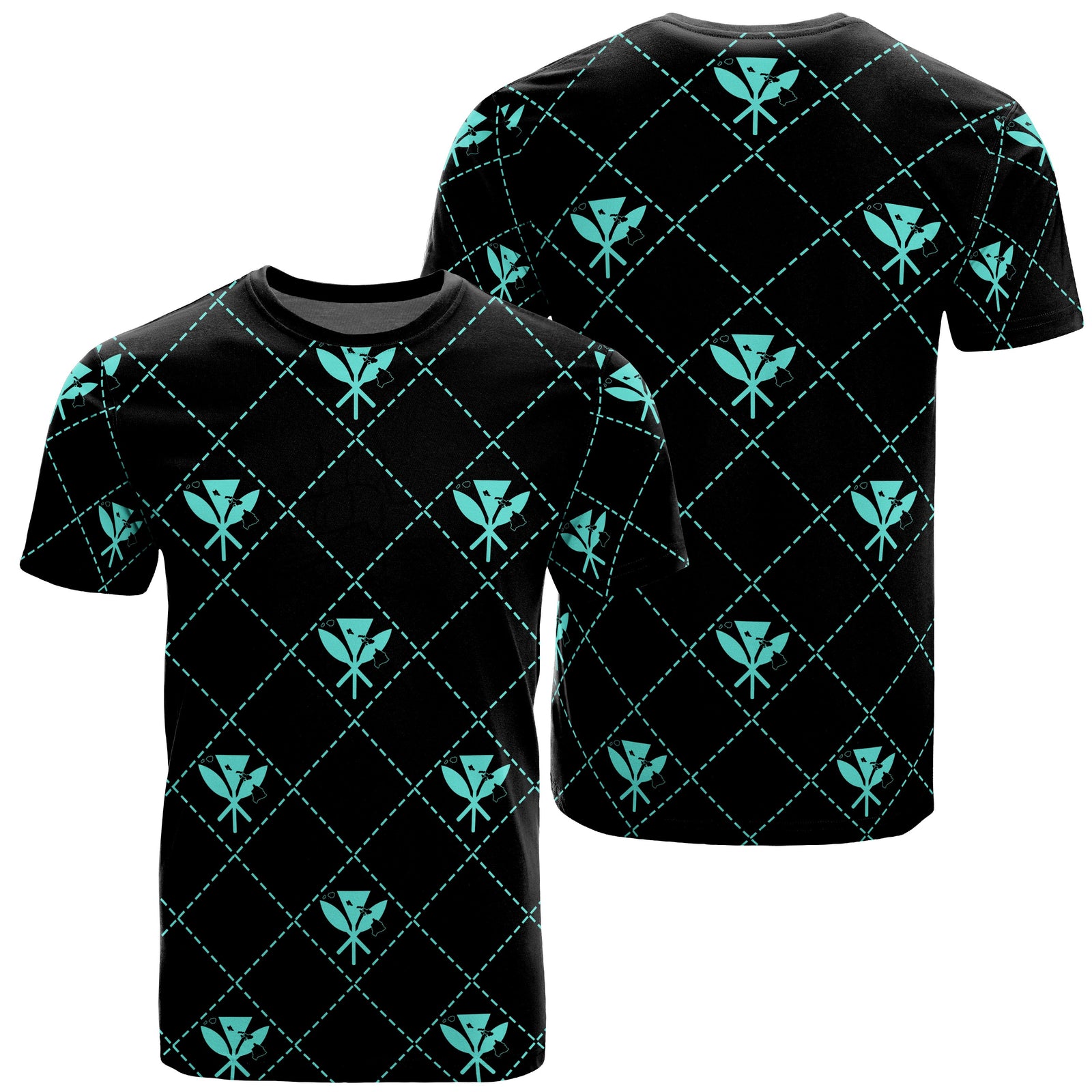 Kanaka Maoli T Shirt Regal Turquoise AH Unisex Turquoise - Polynesian Pride