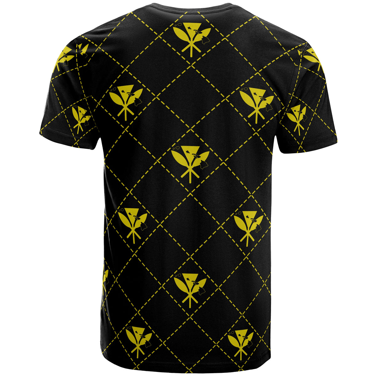 Kanaka Maoli T Shirt Regal Yellow AH - Polynesian Pride