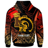 Hawaii Custom Polynesian Hoodie Mililani High School The Trojans Pride Tribal Pattern LT10 - Polynesian Pride