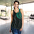 Polynesian Women Racerback Tank - Polynesian Tattoo Style Version 2 Turquoise - Polynesian Pride