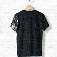 New Zealand Maori T Shirt, Wolf Tattoo Shirt - Polynesian Pride