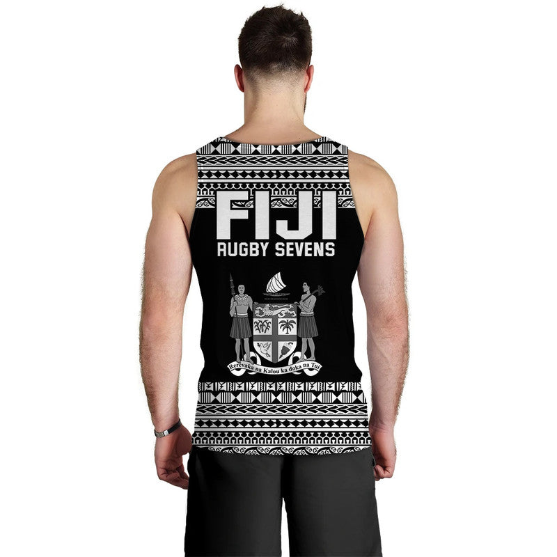 Fiji Rugby Sevens Men Tank Top Simple Style LT9 - Polynesian Pride