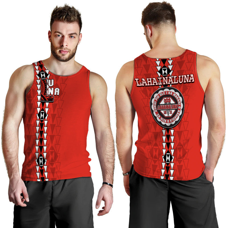 Hawaii - Lahainaluna High Mix Kakau Men Tank Top LT6 - Polynesian Pride