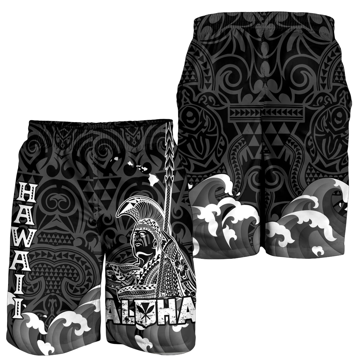 Hawaii King Kamehameha Aloha Hawai'i Nei Men Short - LT2 - Polynesian Pride
