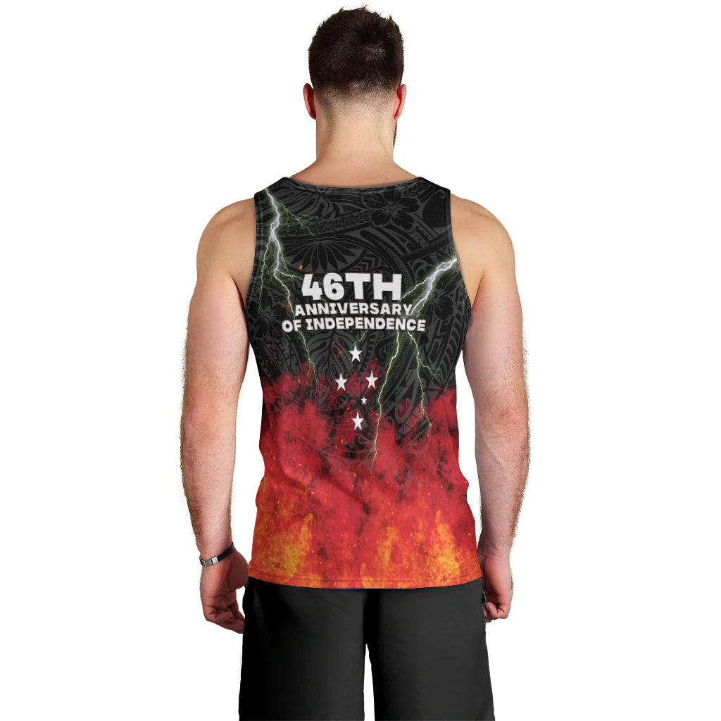 Papua New Guinea Men Tank Top Independence Day Special Style LT16 - Polynesian Pride