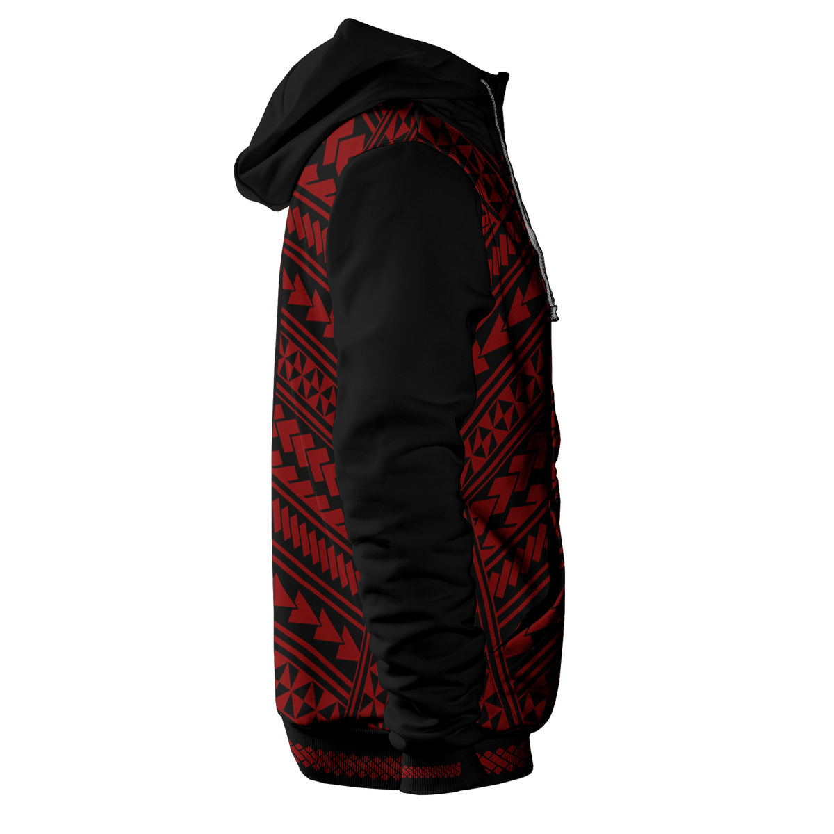 Pohnpei Hoodie Micronesian Portion Red Version - Polynesian Pride