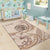 Nauru Area Rug - Hibiscus Flowers Vintage Style - Polynesian Pride