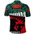 New Zealand Maori ANZAC Polo Shirt Remembrance Soldier Turquoise LT8 - Polynesian Pride