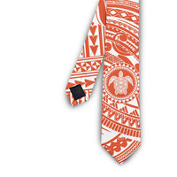 Polynesian Necktie 32 Necktie One Size Red - White - Polynesian Pride