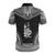New Caledonia Custom Polo Shirt Kanaky Coat Of Arms Polynesian Chief Tattoo Black Version - Polynesian Pride