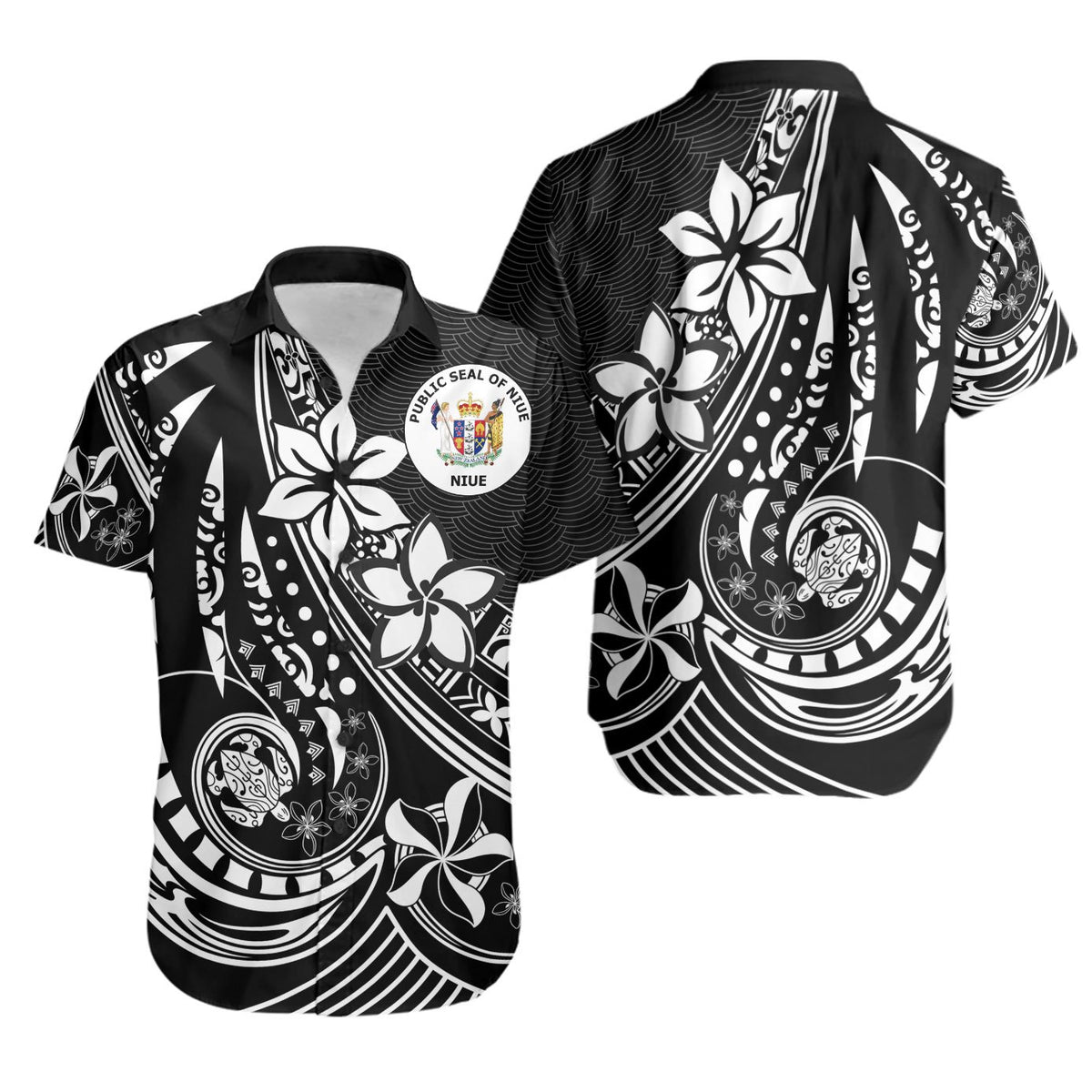 Niue Shirt - The Flow OF Ocean - Polynesian Pride