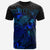 Niue T Shirt Niue Seal Turtle Hibiscus Blue Unisex Blue - Polynesian Pride