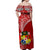 Custom Tonga Rugby Matching Dress and Hawaiian Shirt Mate Maa Tonga Pacific Tongan Ngatu LT14 - Polynesian Pride