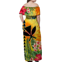 (Custom Personalised) Hawaii Rainbow Tie Dye Long Sleeve Button Shirt Flowers Polynesian Hawaiian Tribal Ver.02 LT13 - Polynesian Pride