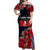 Samoa Fathers Day Off Shoulder Long Dress Polynesian Best Dad Ever LT13 Women Red - Polynesian Pride