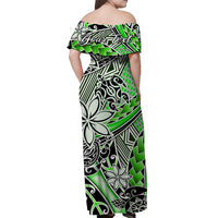 Custom Polynesian Couple Outfits Matching Hawaiian Tribal Dress And Hawaiian Shirt Tribal Plumeria with Polynesian Turtle Ver.01 LT14 - Polynesian Pride