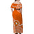 (Custom Personalised) Tailulu Tonga College Off Shoulder Long Dress Class Of Year Tongan Ngatu Pattern LT14 - Polynesian Pride