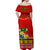 Christmas Tonga Matching Dress and Hawaiian Shirt Tongan Ngatu Kilisimasi Fiefia LT14 - Polynesian Pride