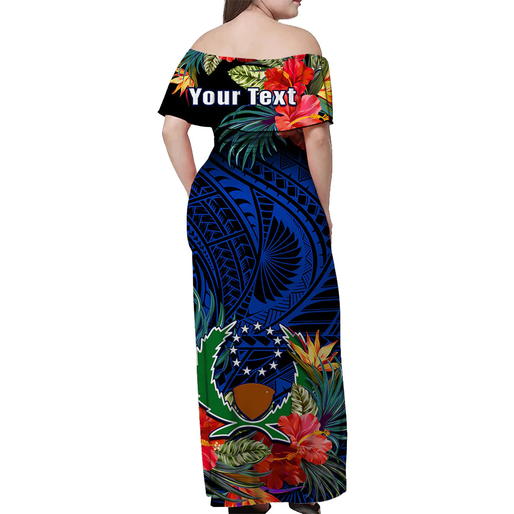 Custom Pohnpei State Matching Dress and Hawaiian Shirt Polynesian Hibiscus Flowers LT14 - Polynesian Pride