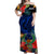 Custom Pohnpei State Matching Dress and Hawaiian Shirt Polynesian Hibiscus Flowers LT14 - Polynesian Pride