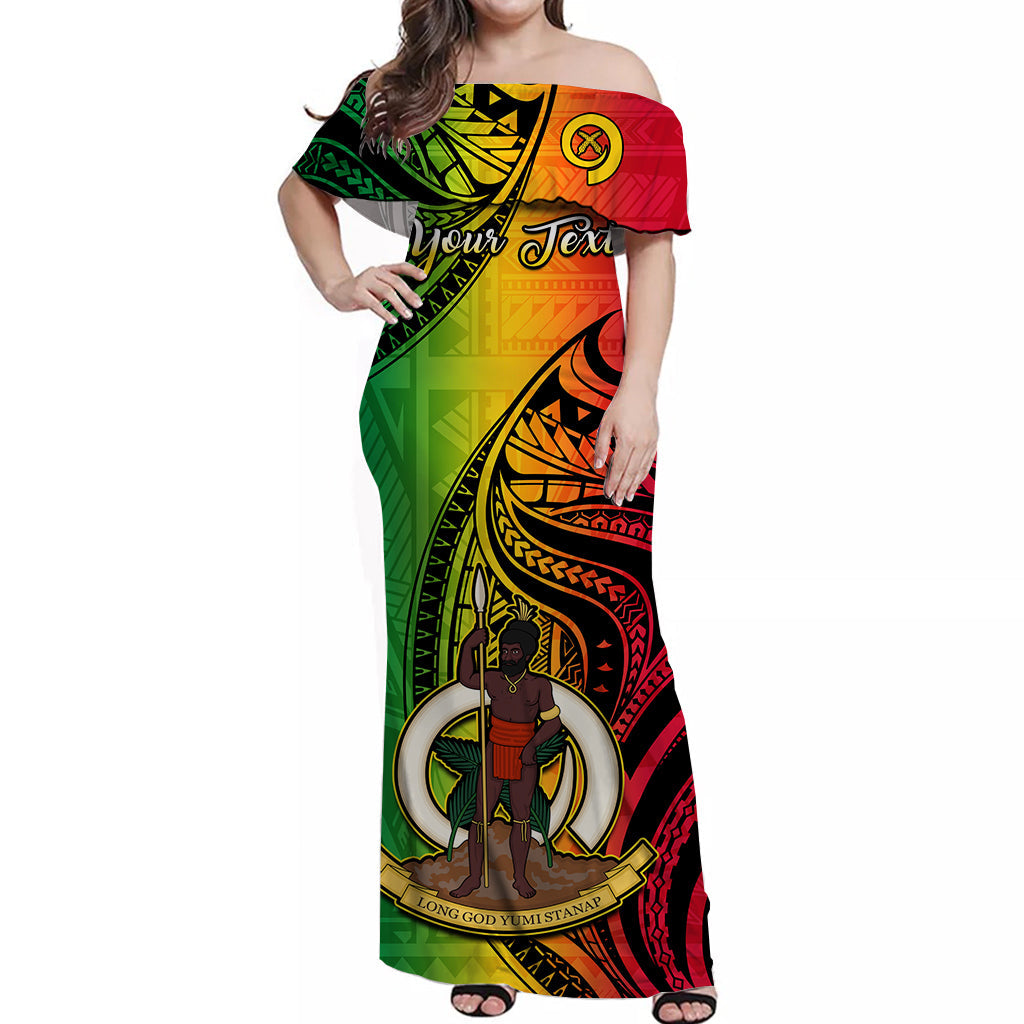 Custom Matching Hawaiian Shirt and Dress Vanuatu Luganville Polynesian Reggae LT14 - Polynesian Pride