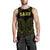 Hawaiian Kanaka Map Polynesian Oahu Men's Tank Top - Yellow - Brad Style - AH - Polynesian Pride