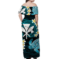 His And Her Hawaii Matching Outfits Hawaii Kanaka Turtle Matching Dress and Hawaiian Shirt Style No.3 LT6 - Polynesian Pride