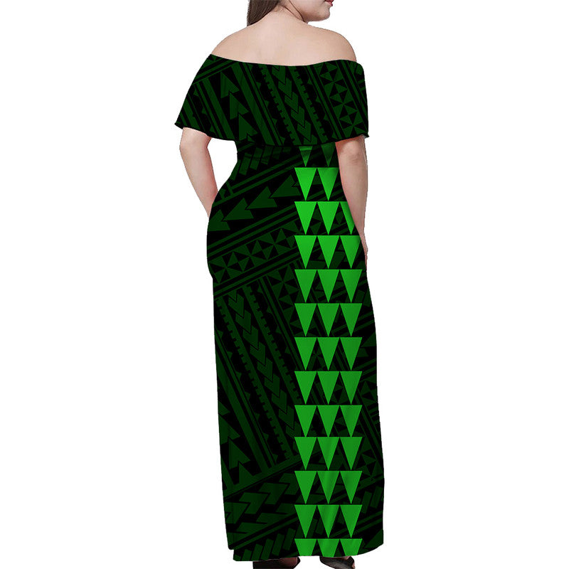 Hawaiian Kakau Matching Dress and Hawaiian Shirt Simple Style No.8 LT6 - Polynesian Pride
