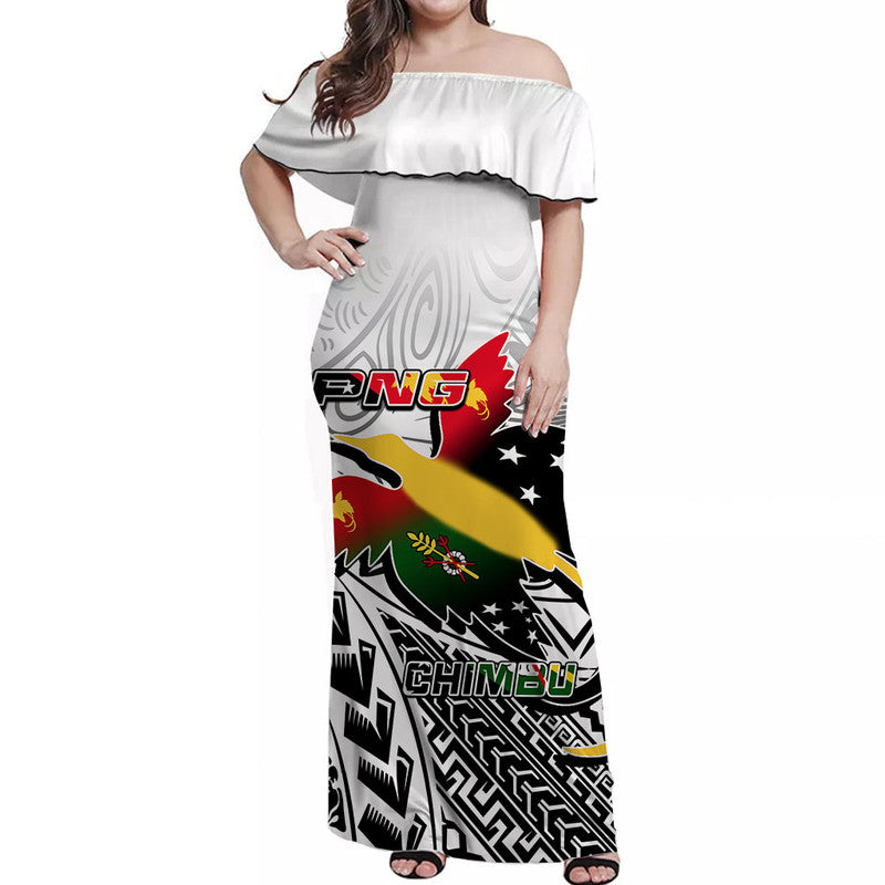 Custom Papua New Guinea And Chimbu Province Matching Dress and Hawaiian Shirt LT6 - Polynesian Pride