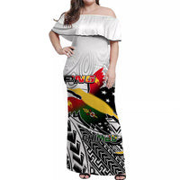 Custom Papua New Guinea And Chimbu Province Matching Dress and Hawaiian Shirt LT6 - Polynesian Pride