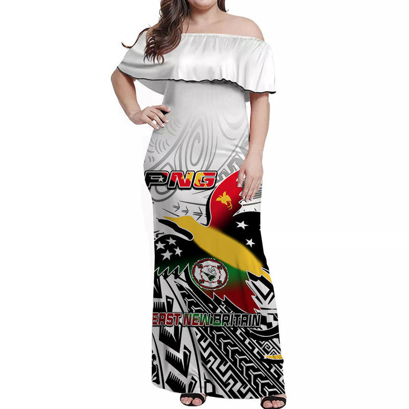 Custom Papua New Guinea And East New Britain Province Matching Dress and Hawaiian Shirt LT6 - Polynesian Pride