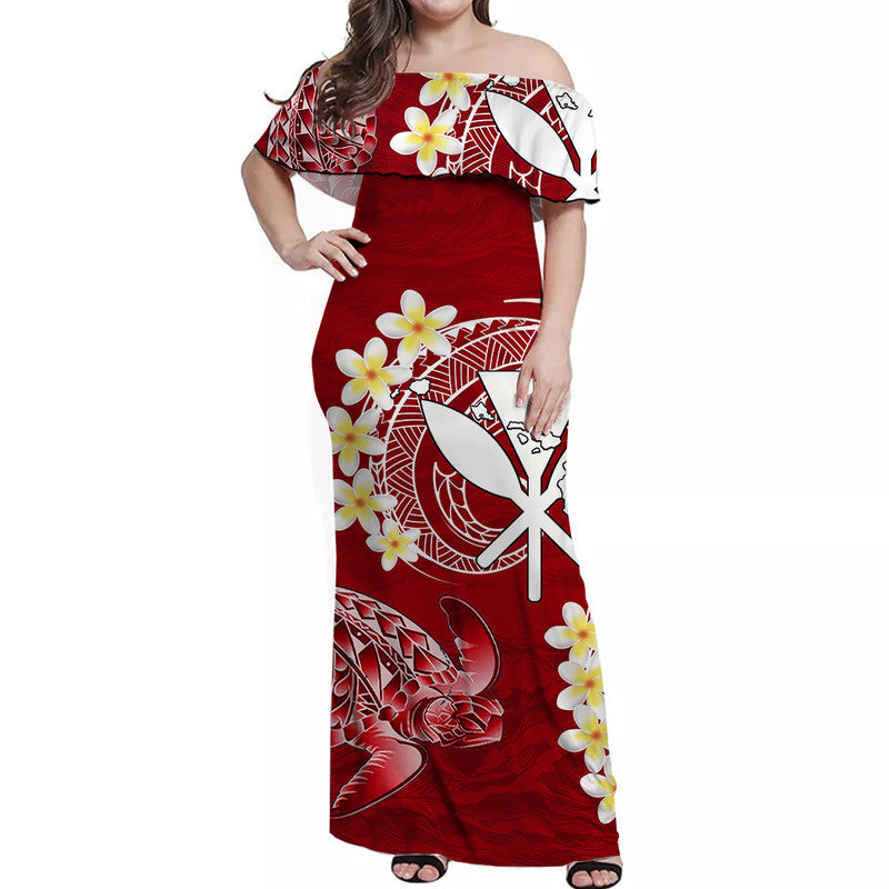 Hawaii Kanaka Turtle Matching Dress and Hawaiian Shirt Style No.2 LT6 - Polynesian Pride