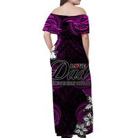 Custom Matching Hawaiian Shirt and Dress Polynesian Fathers Day I Love You In Every Universe Pink LT8 - Polynesian Pride
