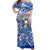 Northern Mariana Islands Matching Dress and Hawaiian Shirt Polynesian Flower Tribal LT9 - Polynesian Pride