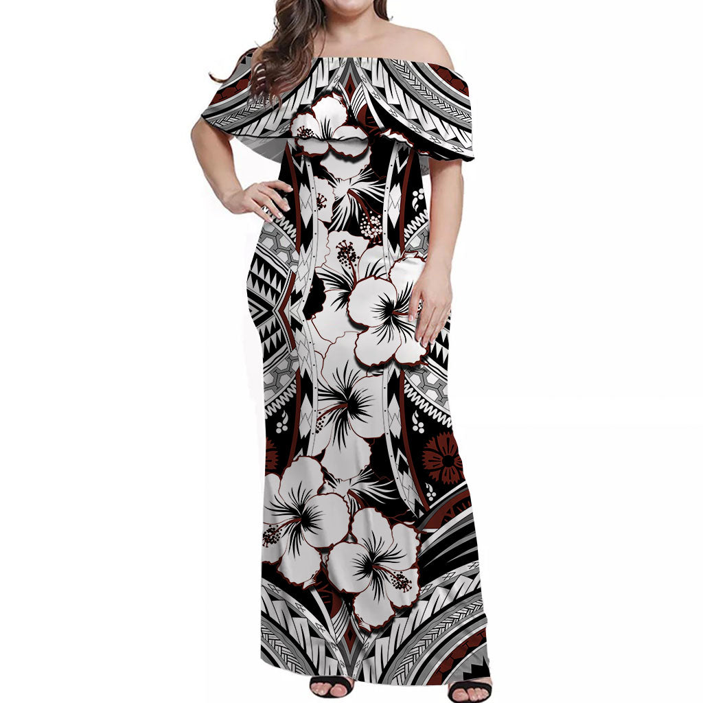 Polynesian Hibiscus Matching Hawaiian Shirt and Dress Fiji Patterns LT6 - Polynesian Pride