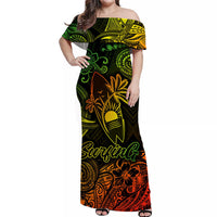 Hawaii Surfing Polynesian Matching Dress and Hawaiian Shirt Matching Couples Outfit Unique Style Reggae LT8 - Polynesian Pride
