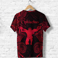 Ophiuchus Zodiac Polynesian T Shirt Unique Style Red LT8 - Polynesian Pride
