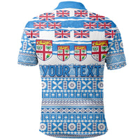Custom Fiji Polynesian Polo Shirt Fijian Tropical Flowers LT13 - Polynesian Pride