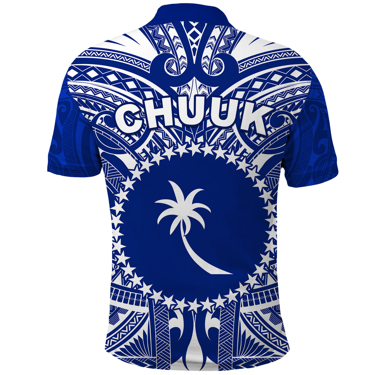 Chuuk Polo Shirt Micronesia Simple Pattern LT13 - Polynesian Pride