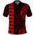 Kakau Polynesian Tribal Polo Shirt LT13 Red - Polynesian Pride
