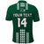 (Custom Text and Number) Hawaii Football Polo Shirt Kakau Rainbow Warriors Helmet LT14 - Polynesian Pride