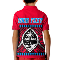 Custom Guam Chamorro Polo Shirt Latte Stone Red Polynesian Haligi LT13 - Polynesian Pride