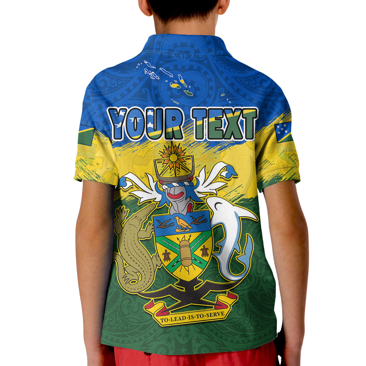 Custom Solomon Islands Polo Shirt Happy 44th Independence Anniversary Polynesian Pattern LT14 - Polynesian Pride