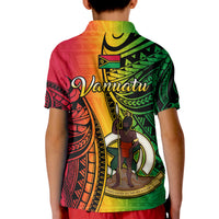 Vanuatu Polo Shirt Luganville Polynesian Reggae Coat Of Arms LT14 - Polynesian Pride
